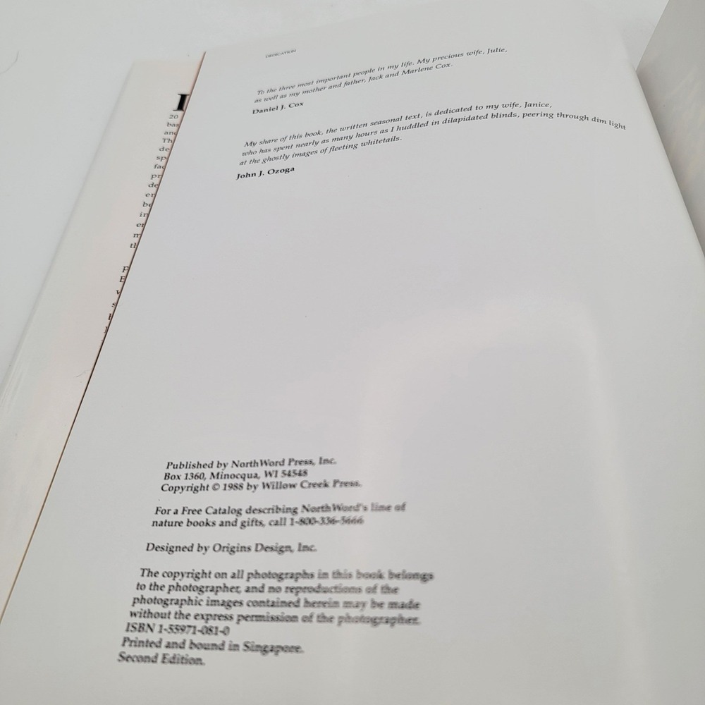 Daniel J Cox White Tail Country Hardcover Second Edition Nature Photography Good - Picture 12 of 14